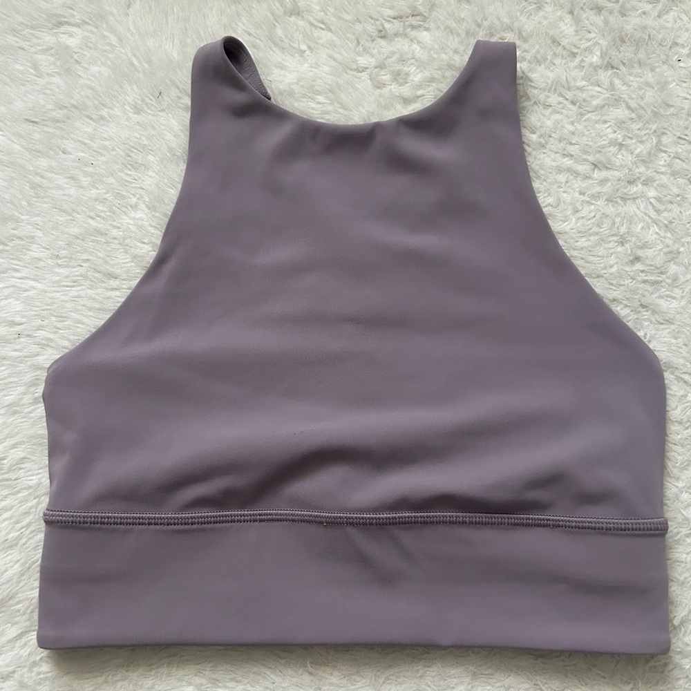 Lululemon High Neck Long Line Energy Bra Size 6